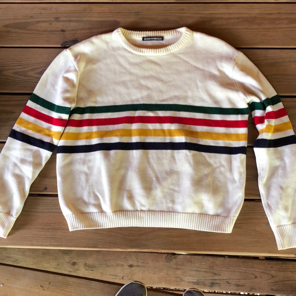 Brandy Melville OS striped sweater